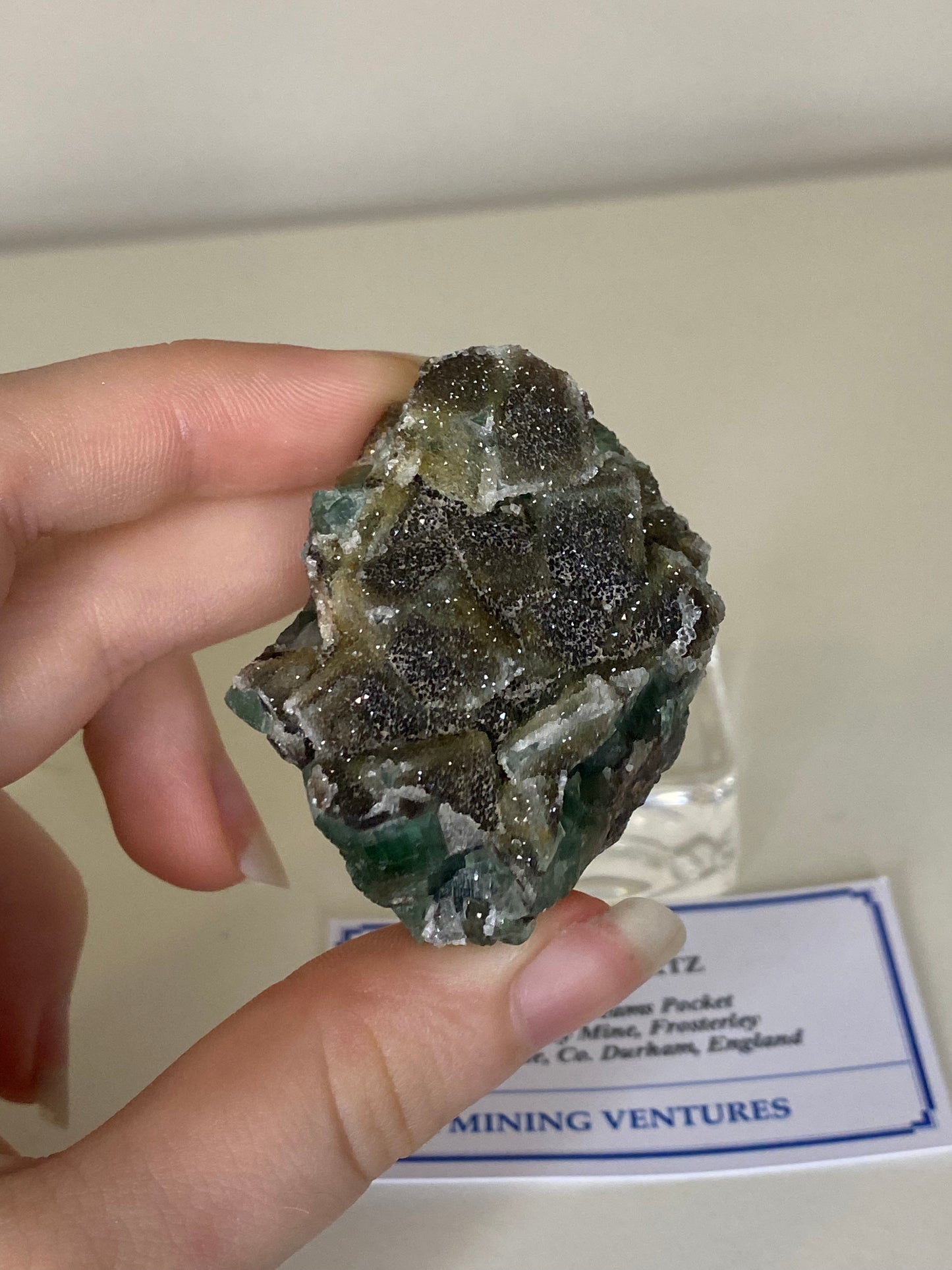 Druzy Dreams Fluorite - Rogerley Mine