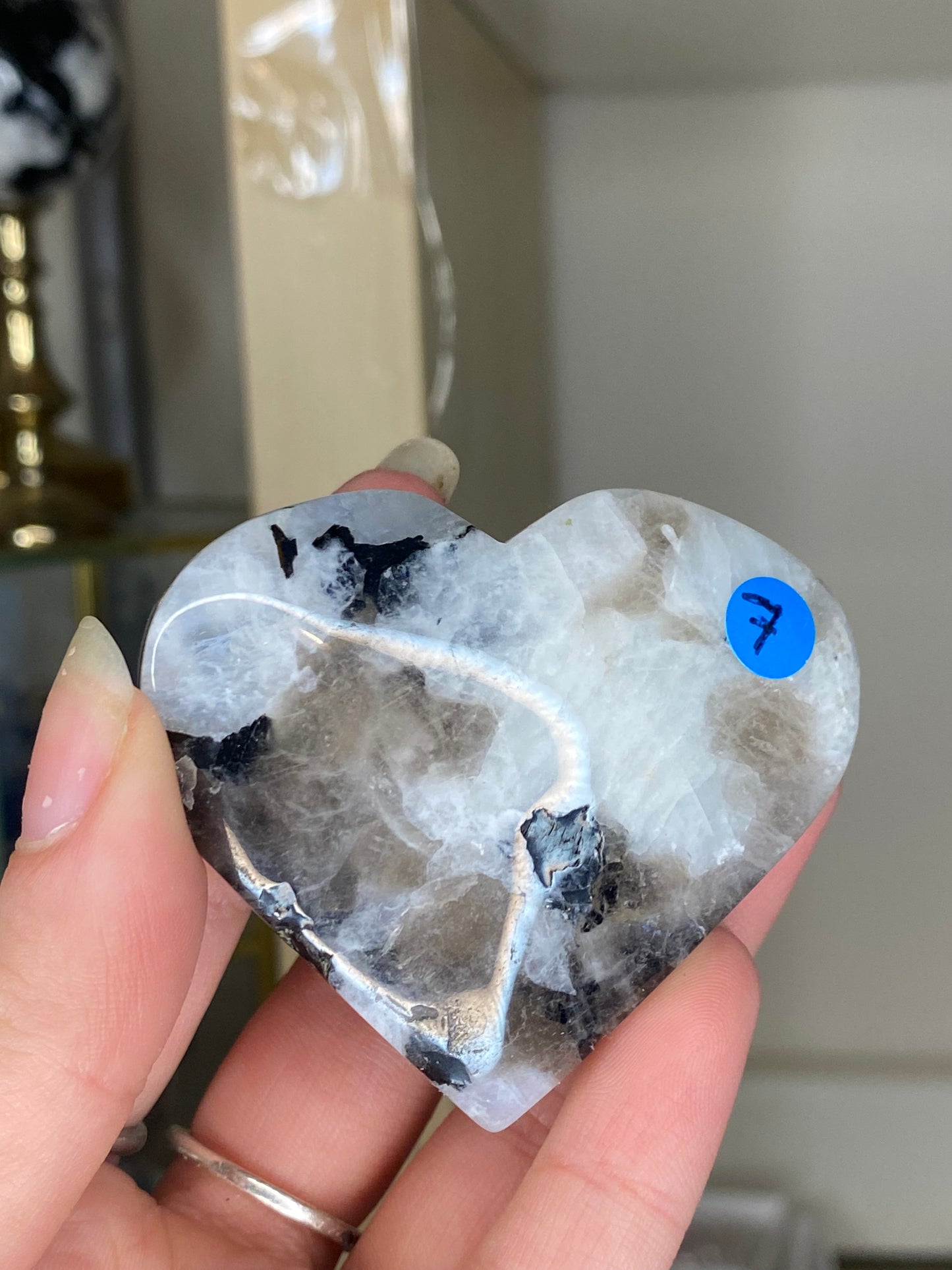 Moonstone heart