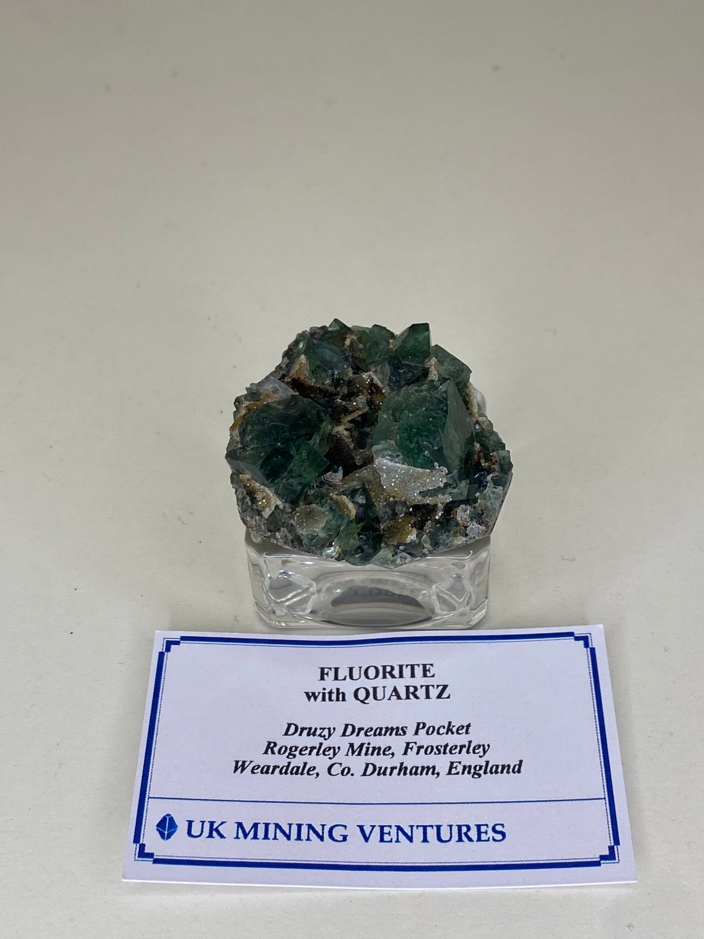 Druzy Dreams Fluorite - Rogerley Mine