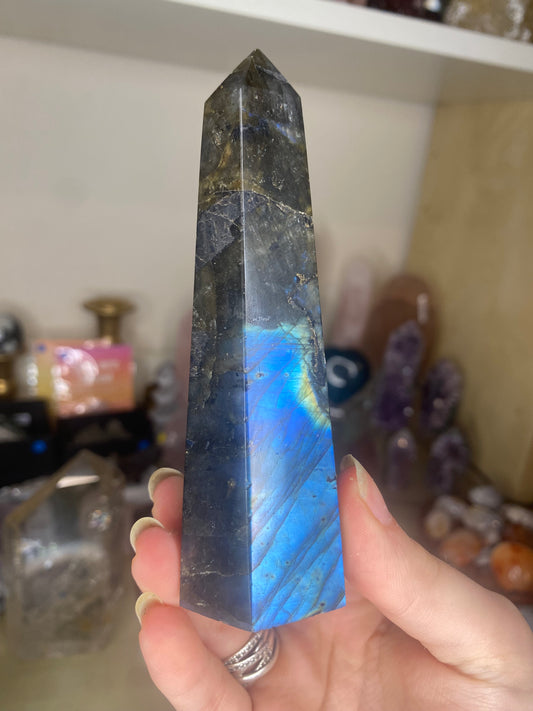 Labradorite tower