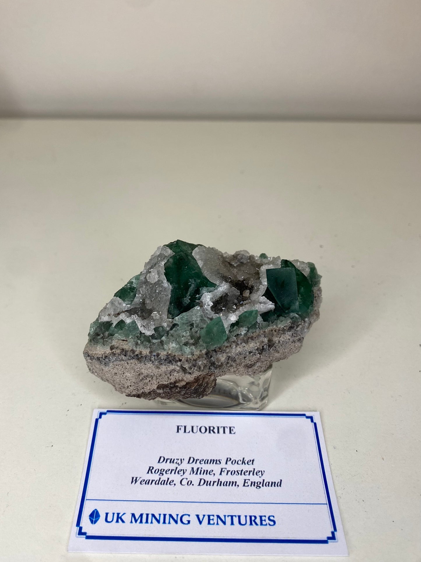 Druzy Dreams Fluorite - Rogerley Mine