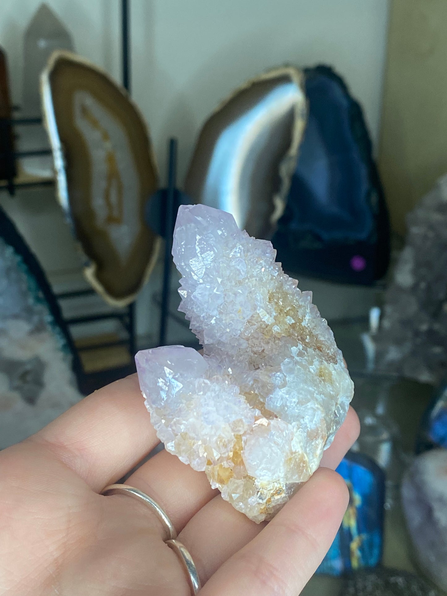 Spirit quartz cluster