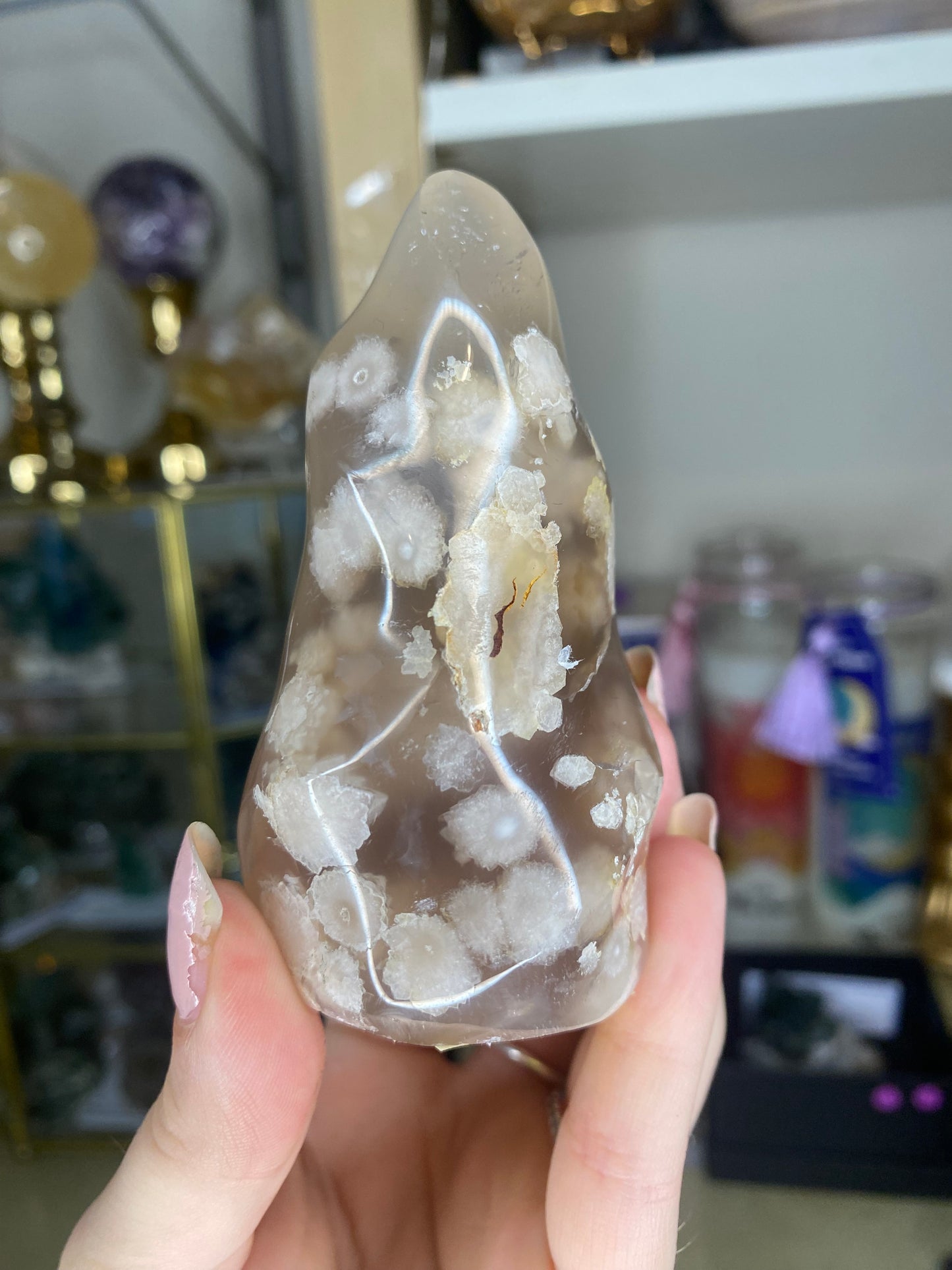 Flower agate flame