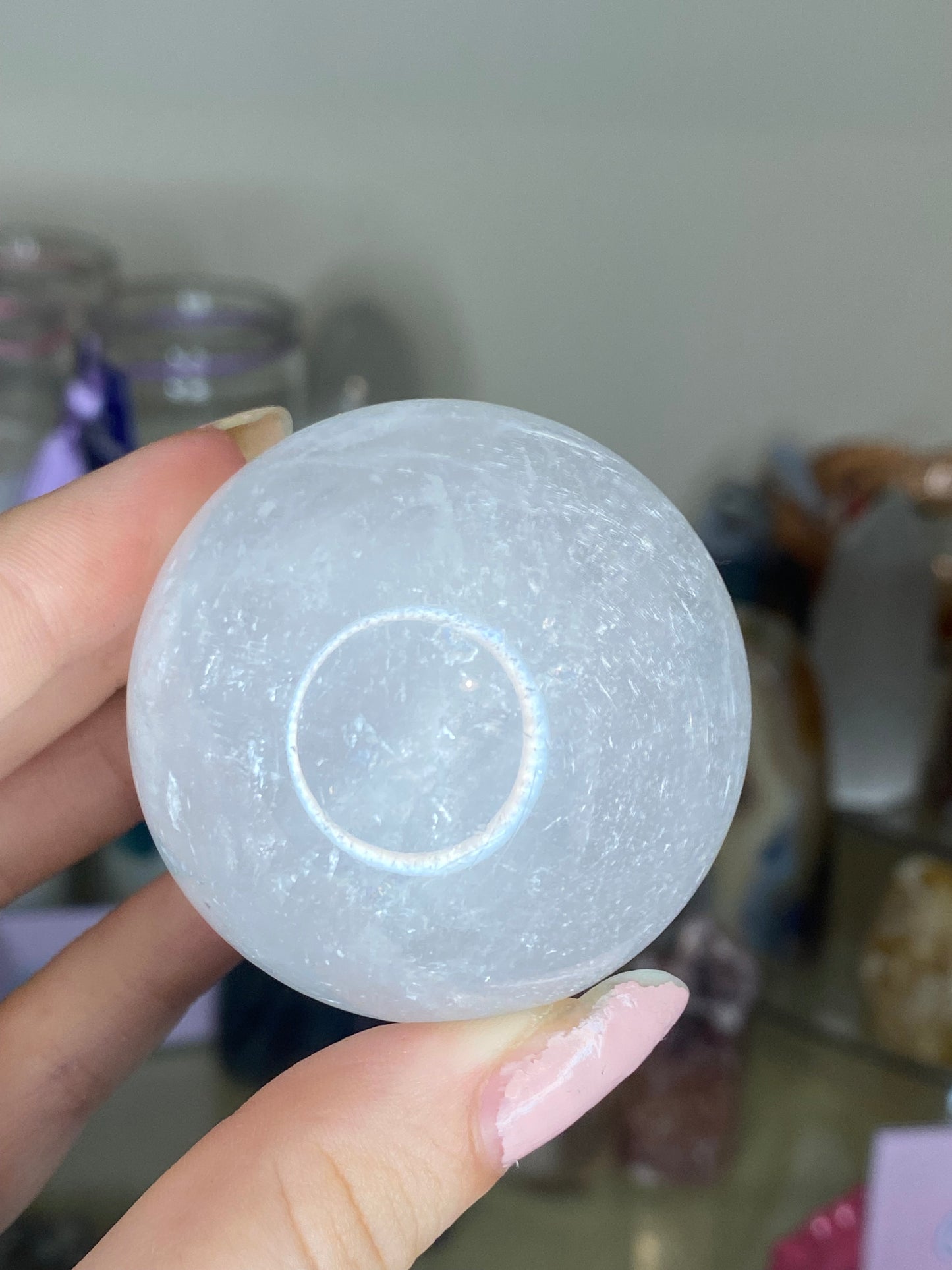 Optical calcite sphere