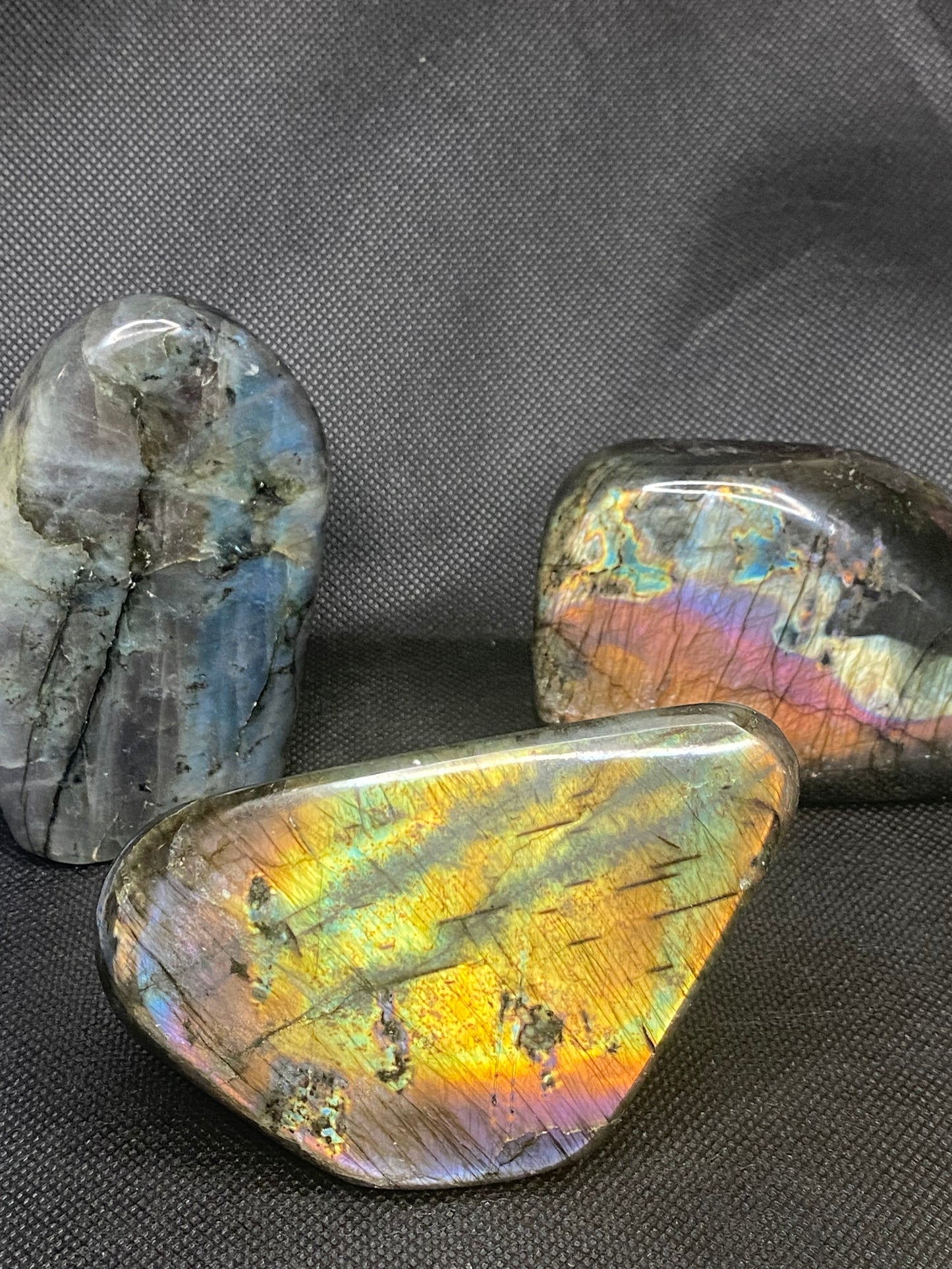 Labradorite rainbow sunset flash freeform