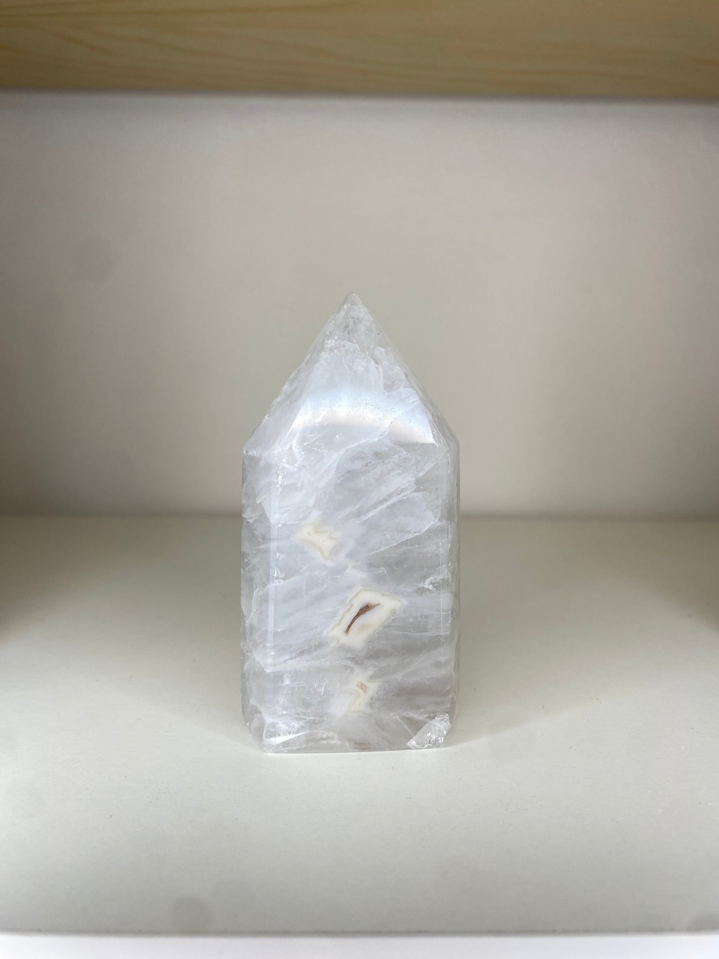 Agate druzy tower