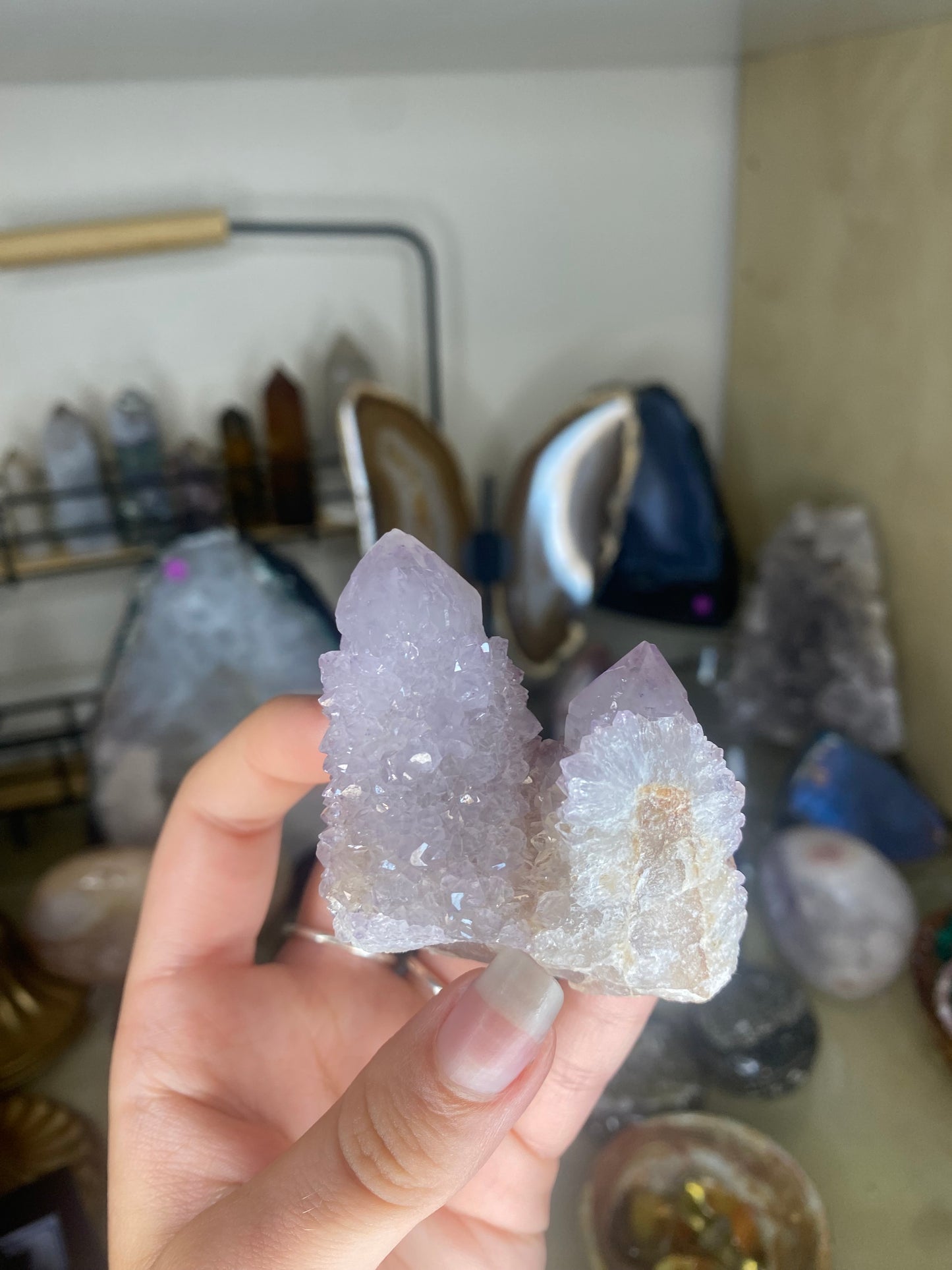 Spirit quartz cluster