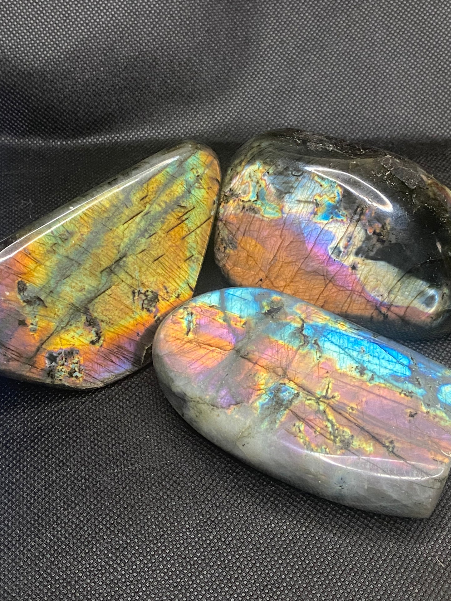 Labradorite rainbow sunset flash freeform