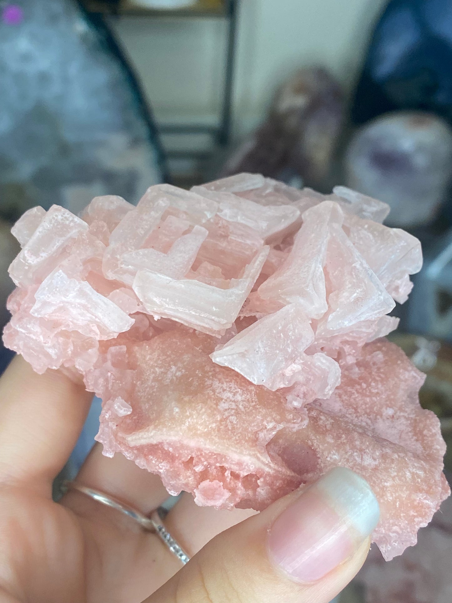 Pink halite