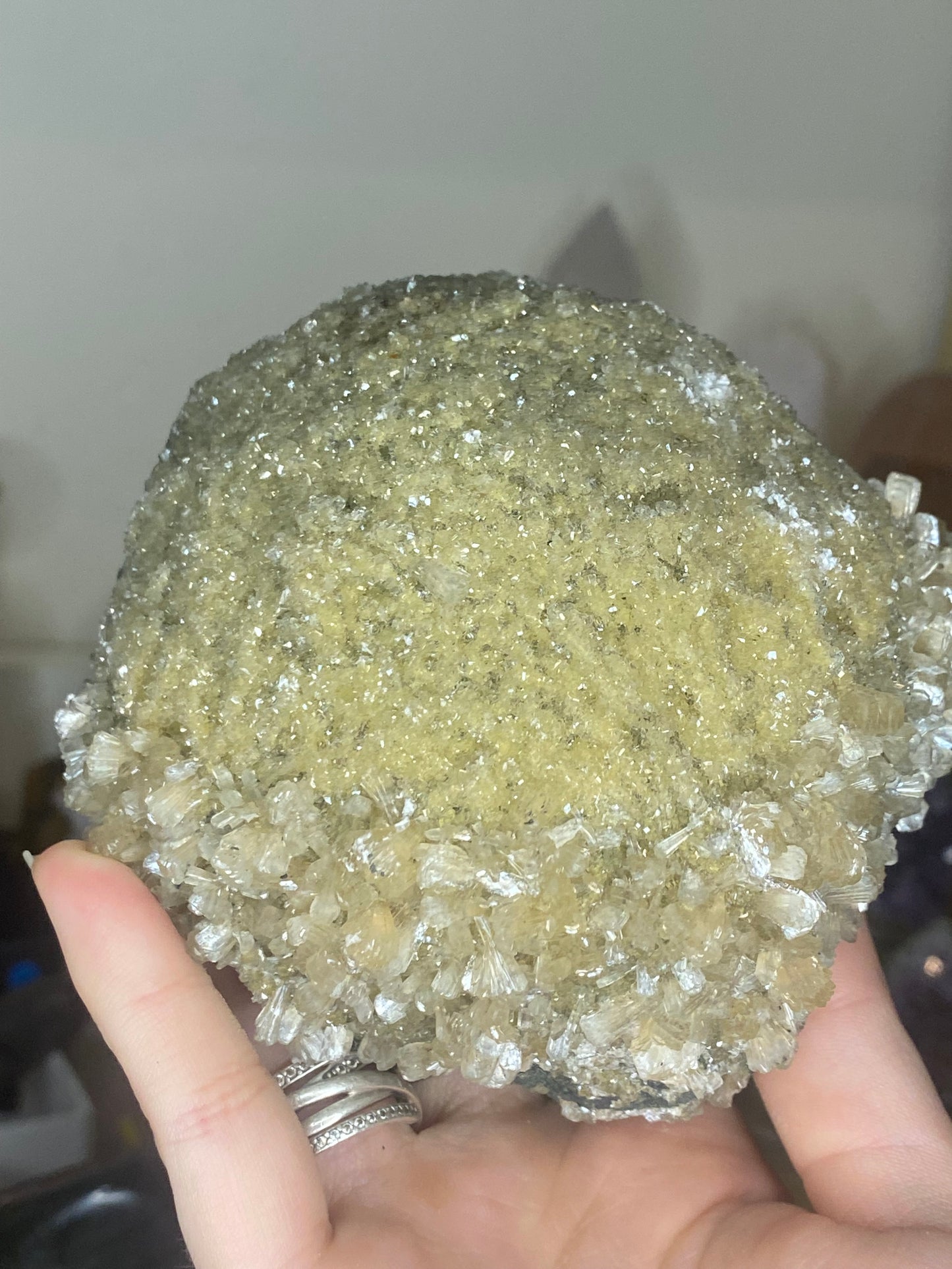 Unusual Apophyllite and stilbite dome specimen