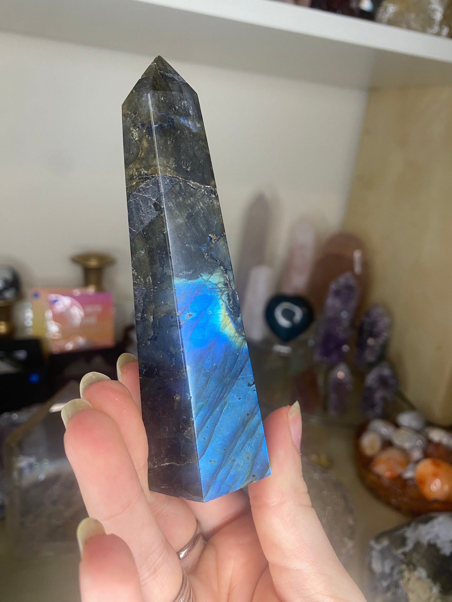 Labradorite tower