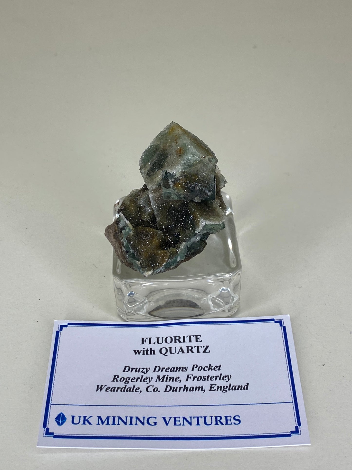 Druzy Dreams Fluorite - Rogerley Mine