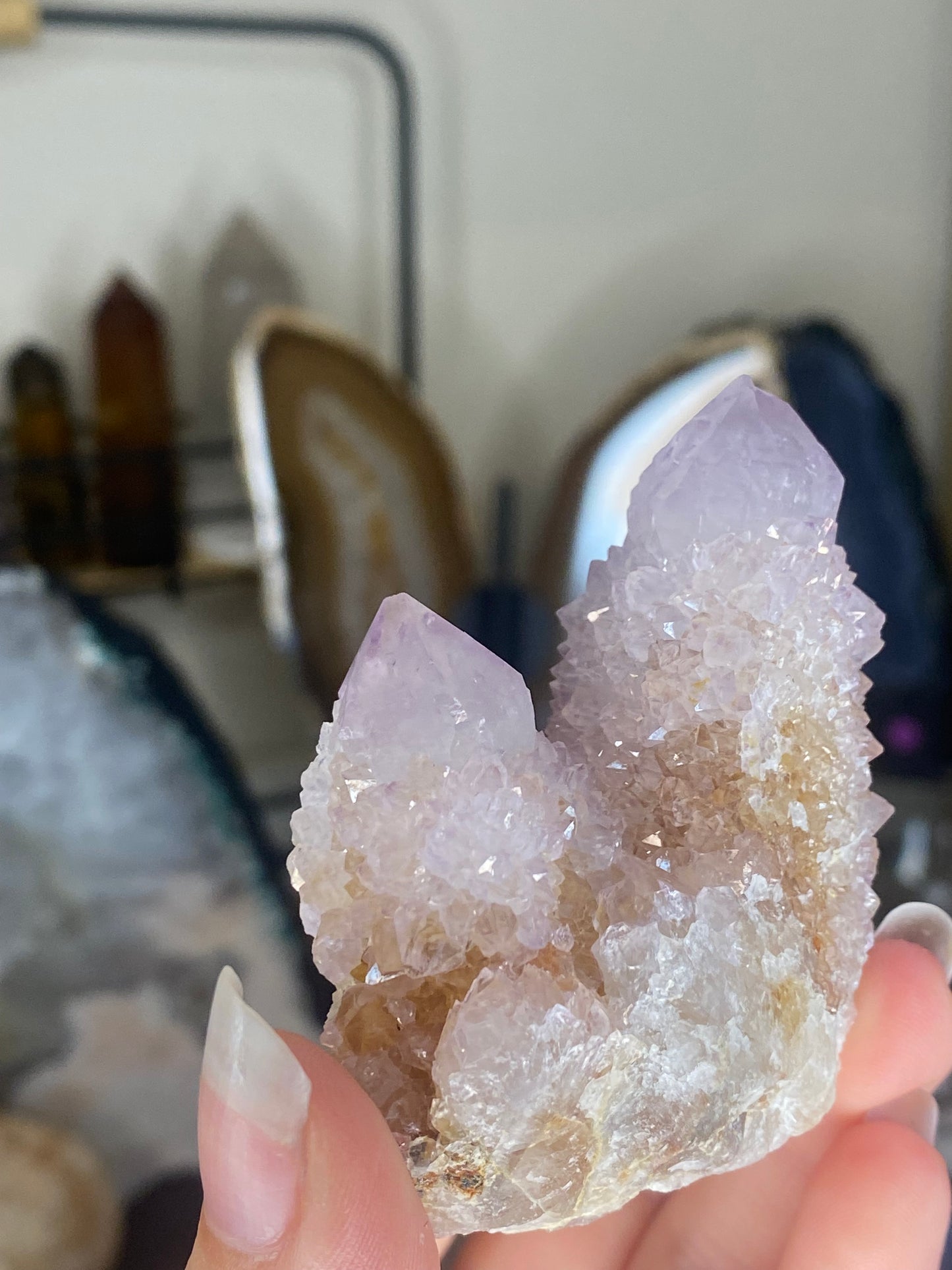 Spirit quartz cluster