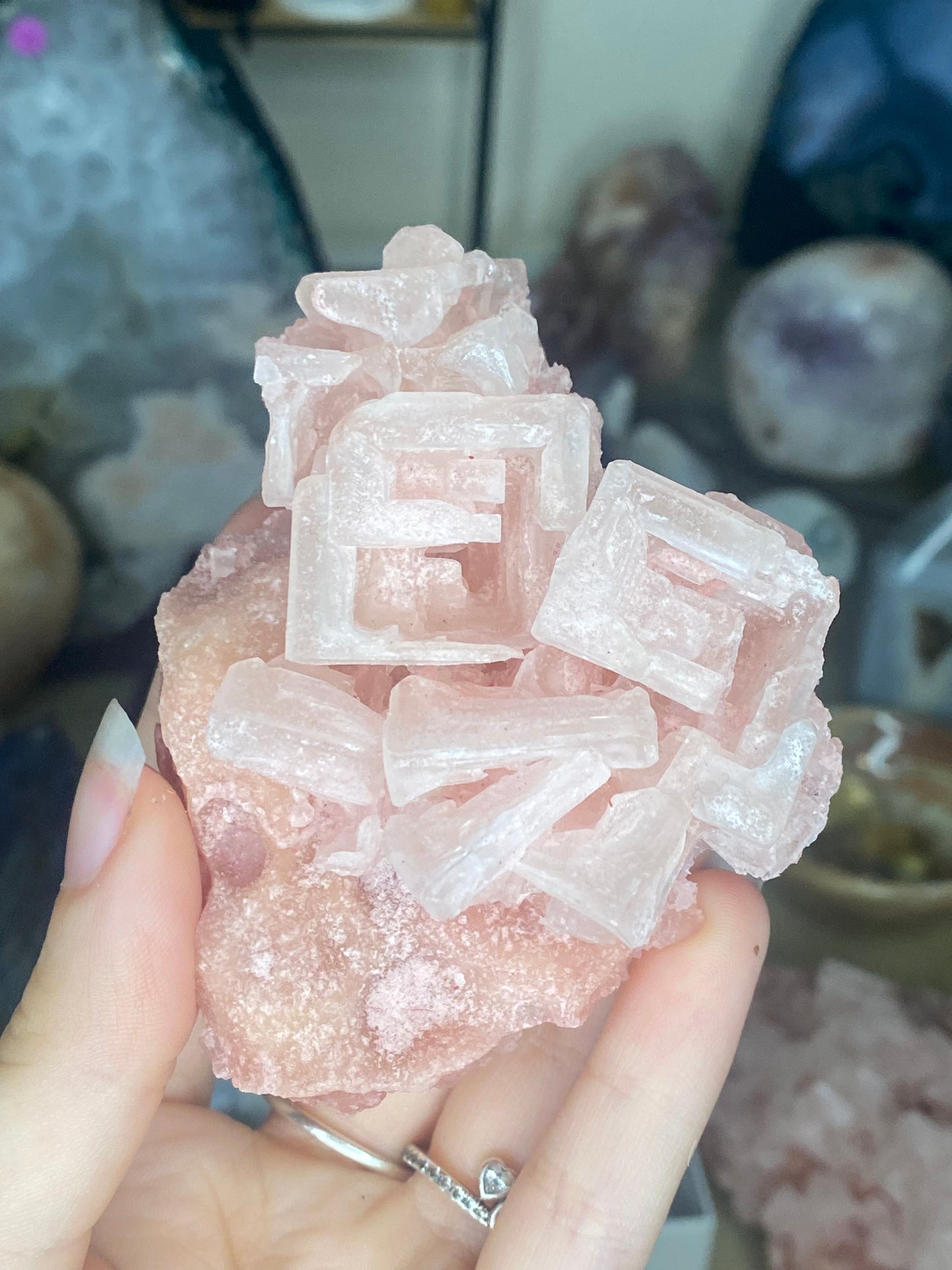 Pink halite