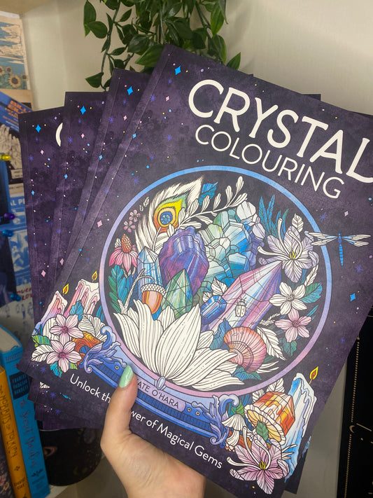 Crystal colouring book