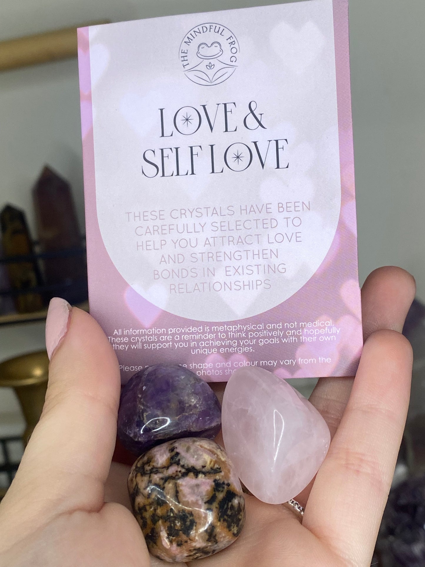 Self love crystal tumble bundle