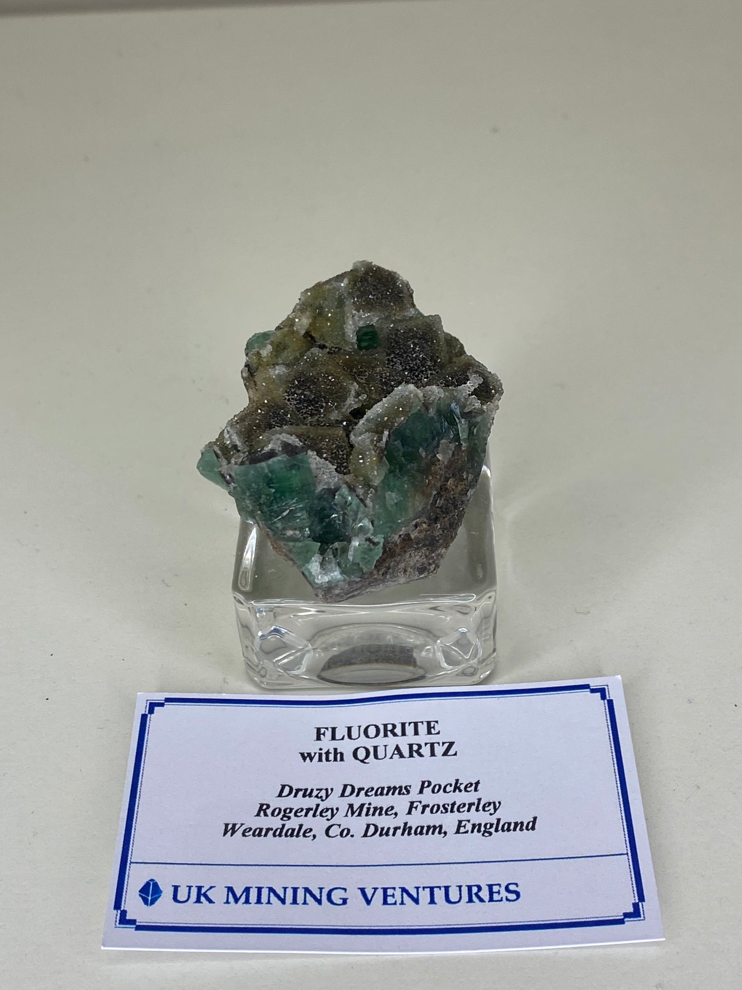 Druzy Dreams Fluorite - Rogerley Mine