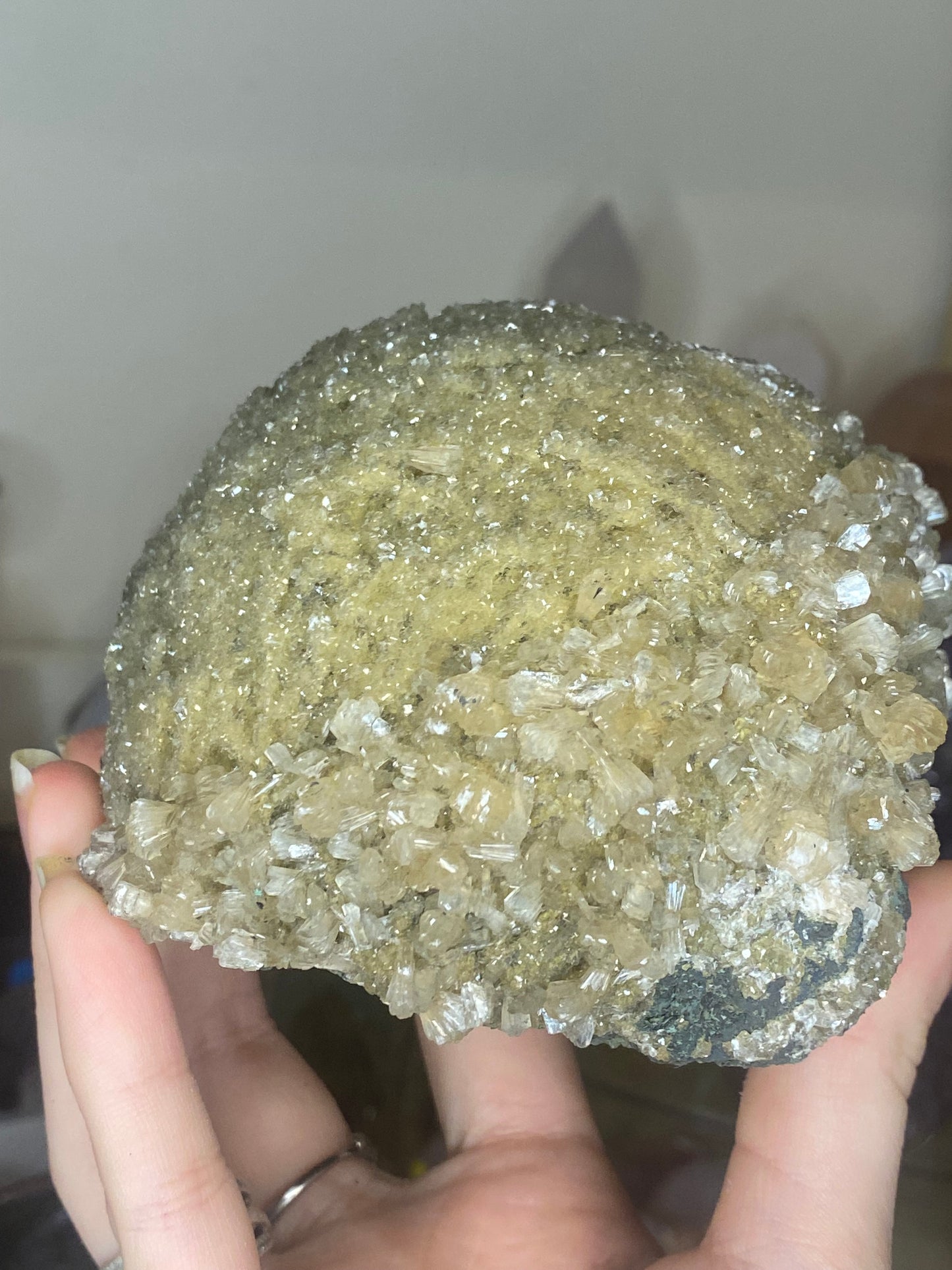 Unusual Apophyllite and stilbite dome specimen