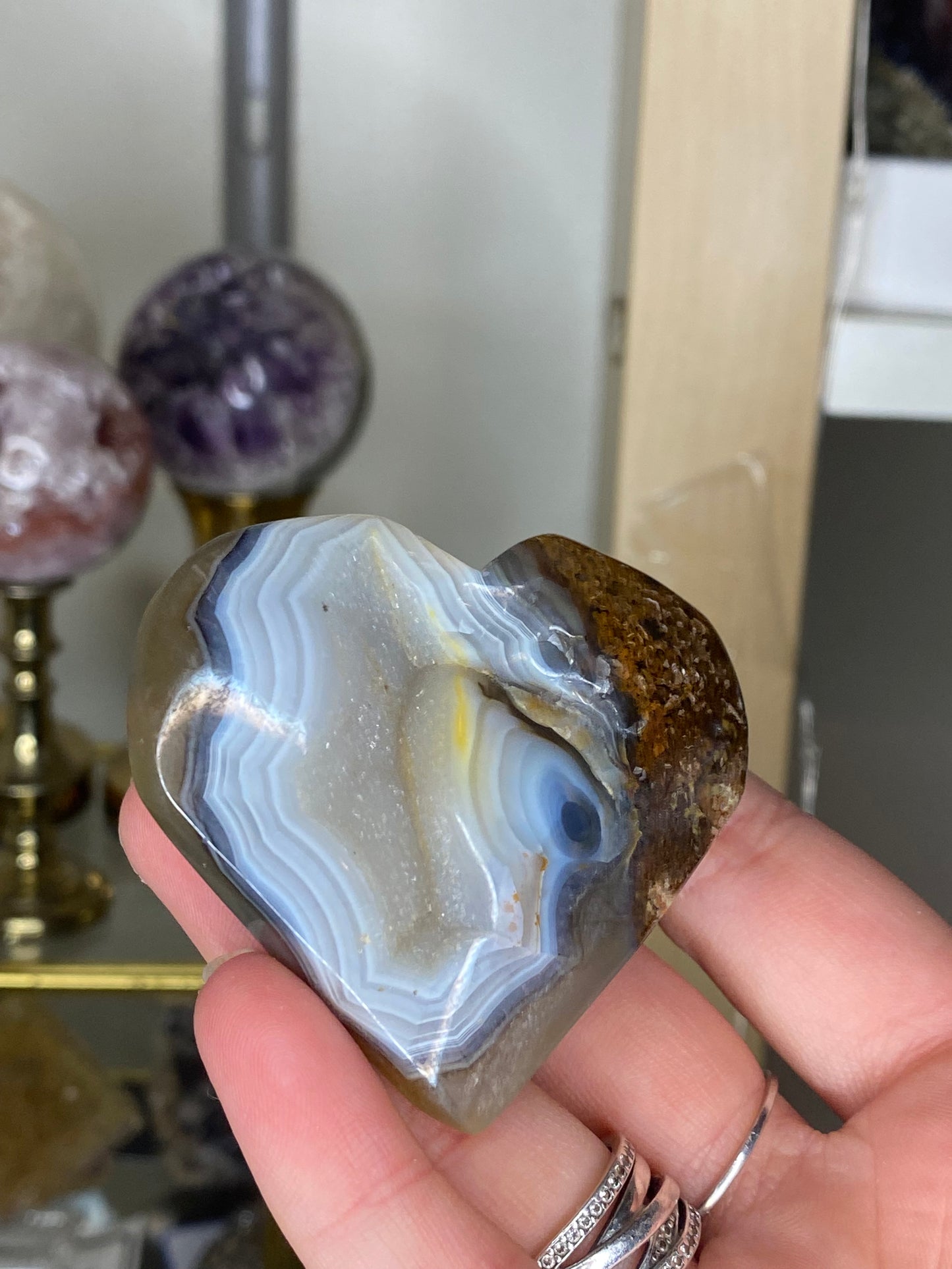 Agate heart