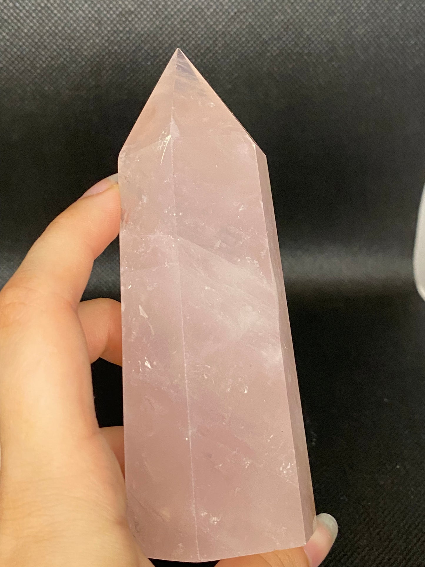 Rose quartz tower