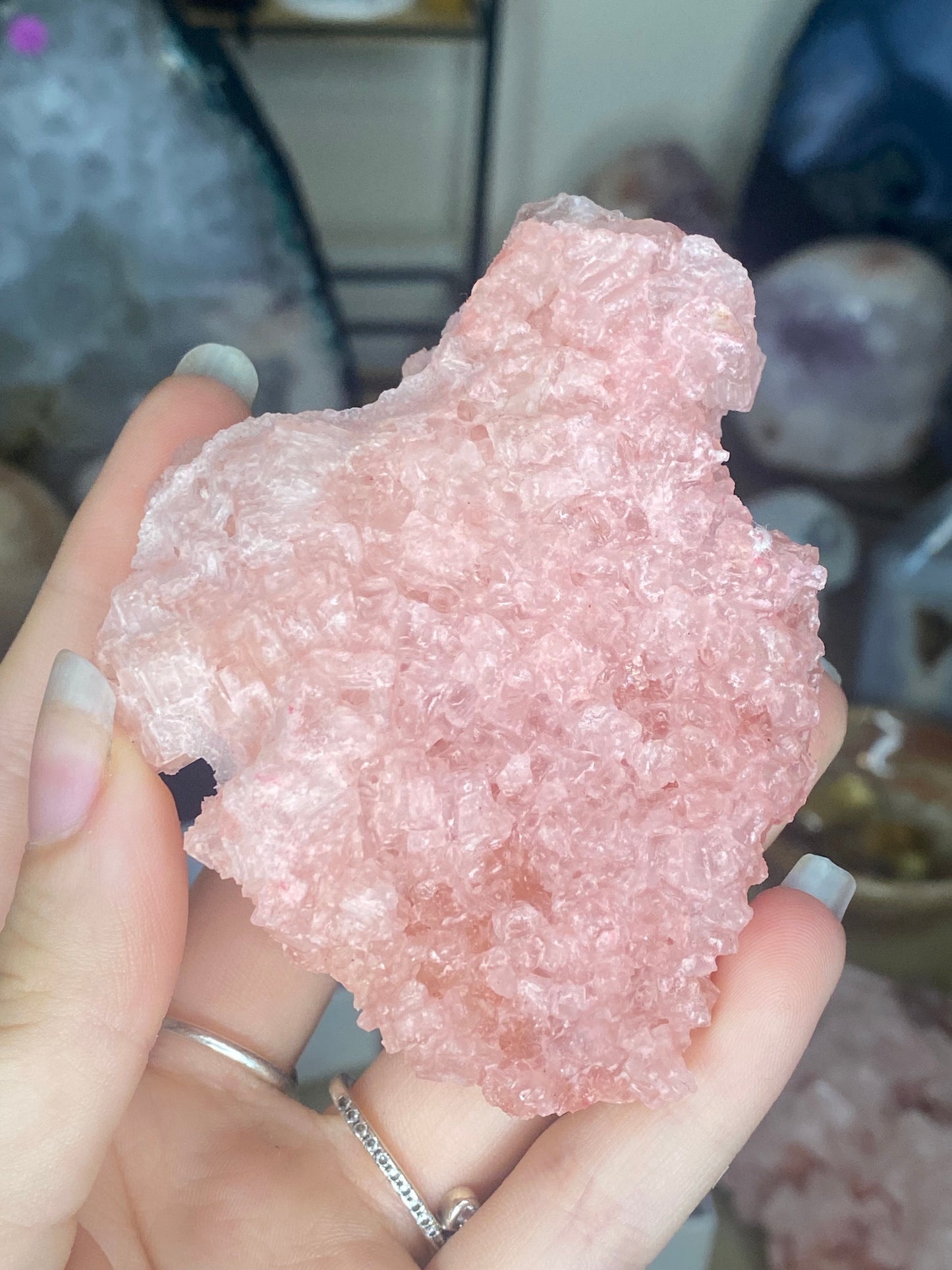 Pink halite