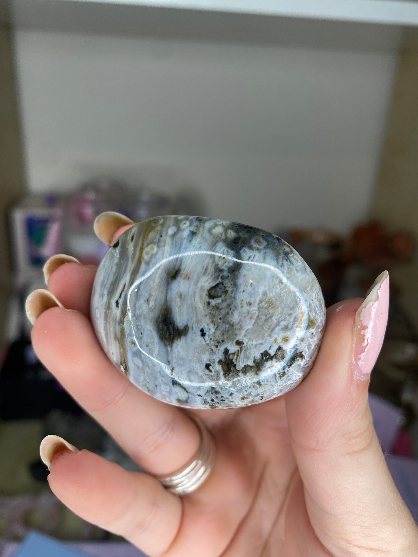 Ocean Jasper palm stones