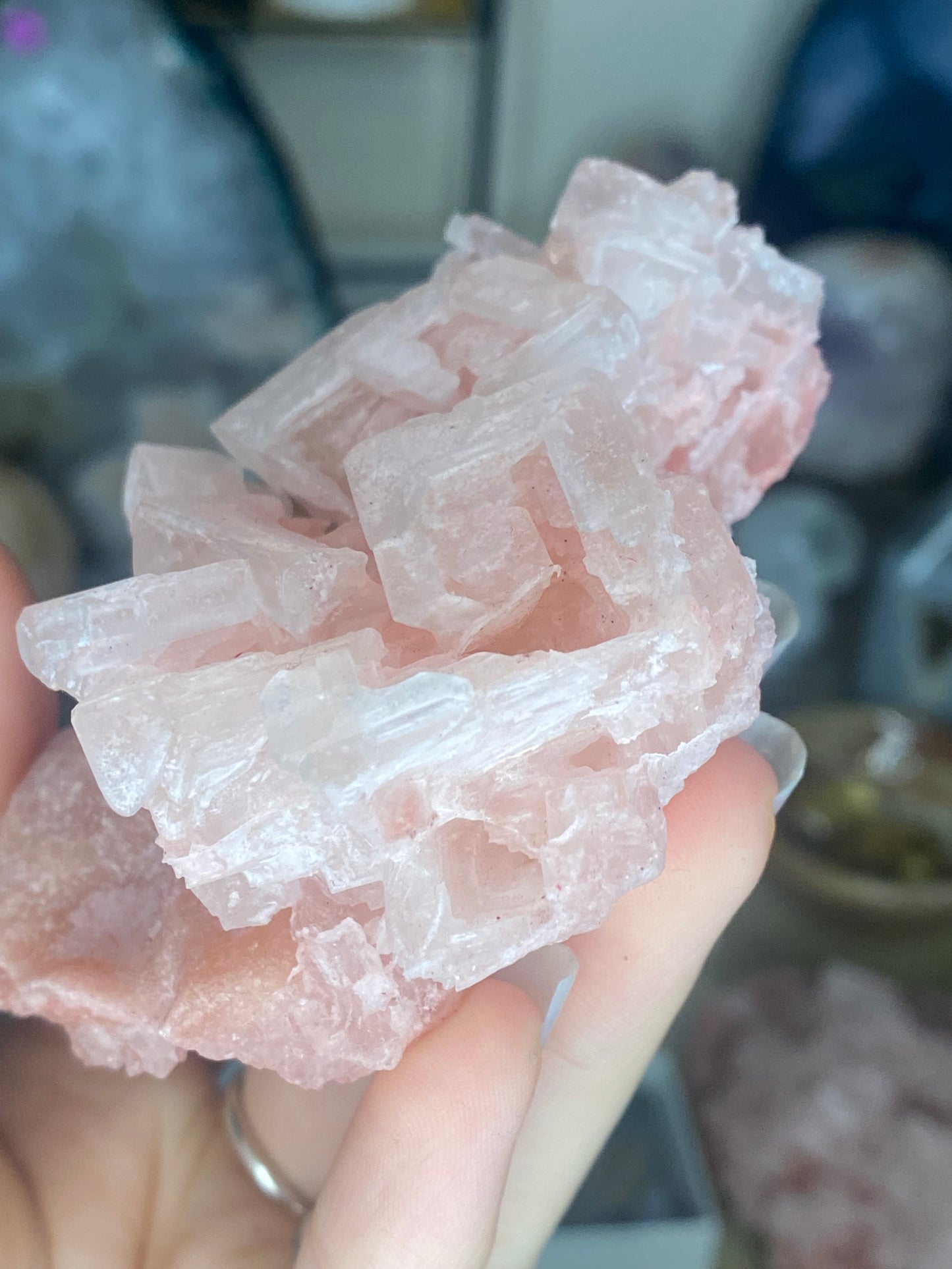 Pink halite