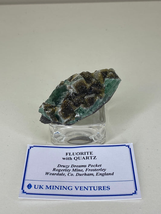 Druzy Dreams Fluorite - Rogerley Mine