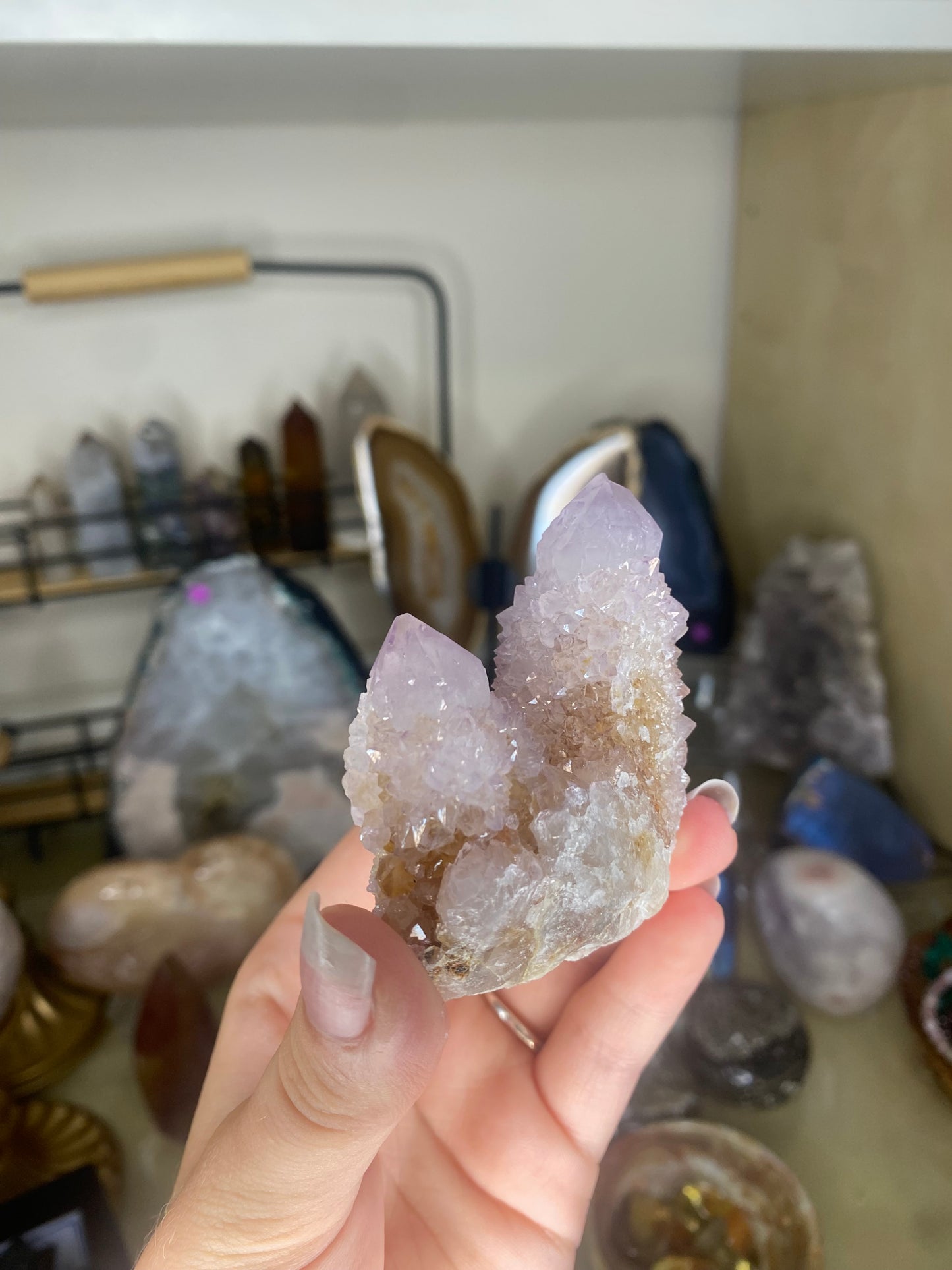 Spirit quartz cluster