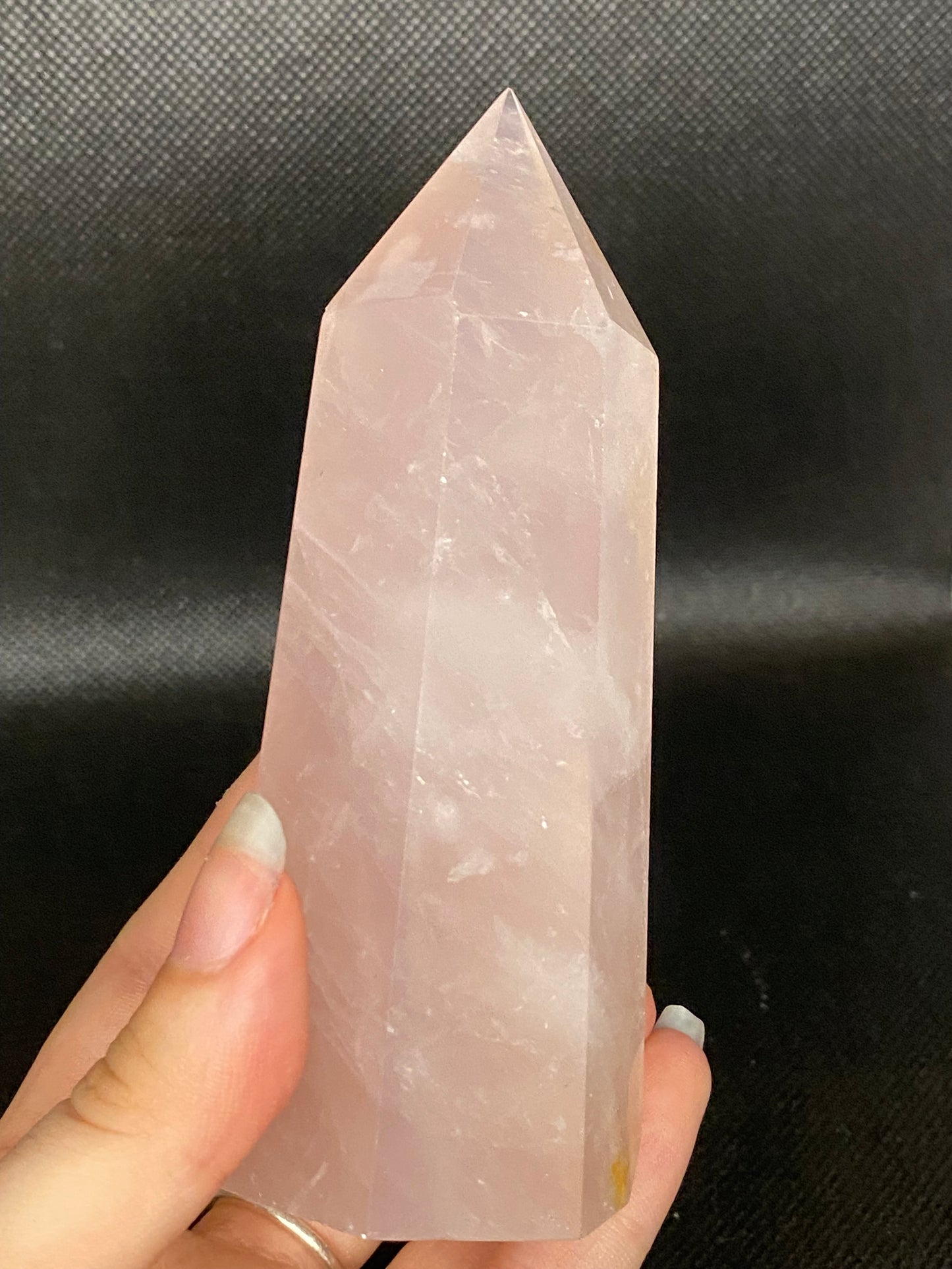 Rose quartz tower