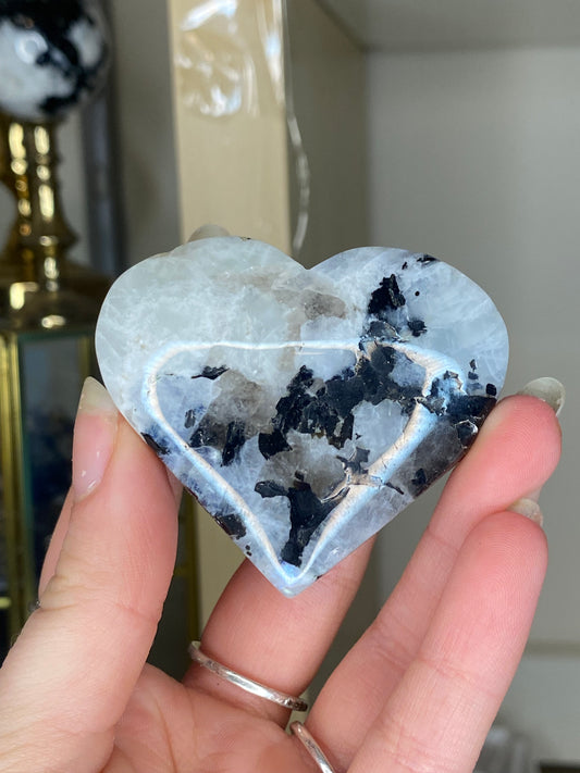 Moonstone heart