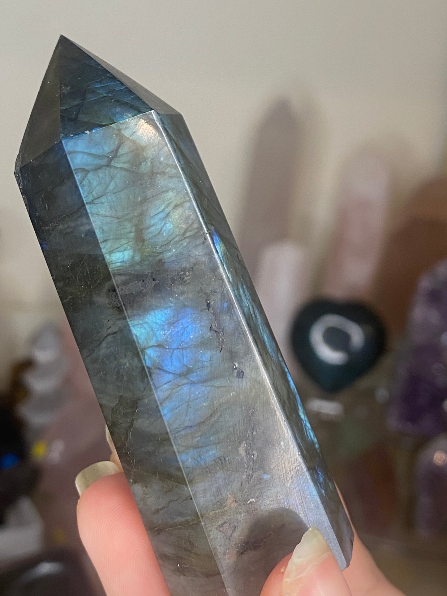 Labradorite tower