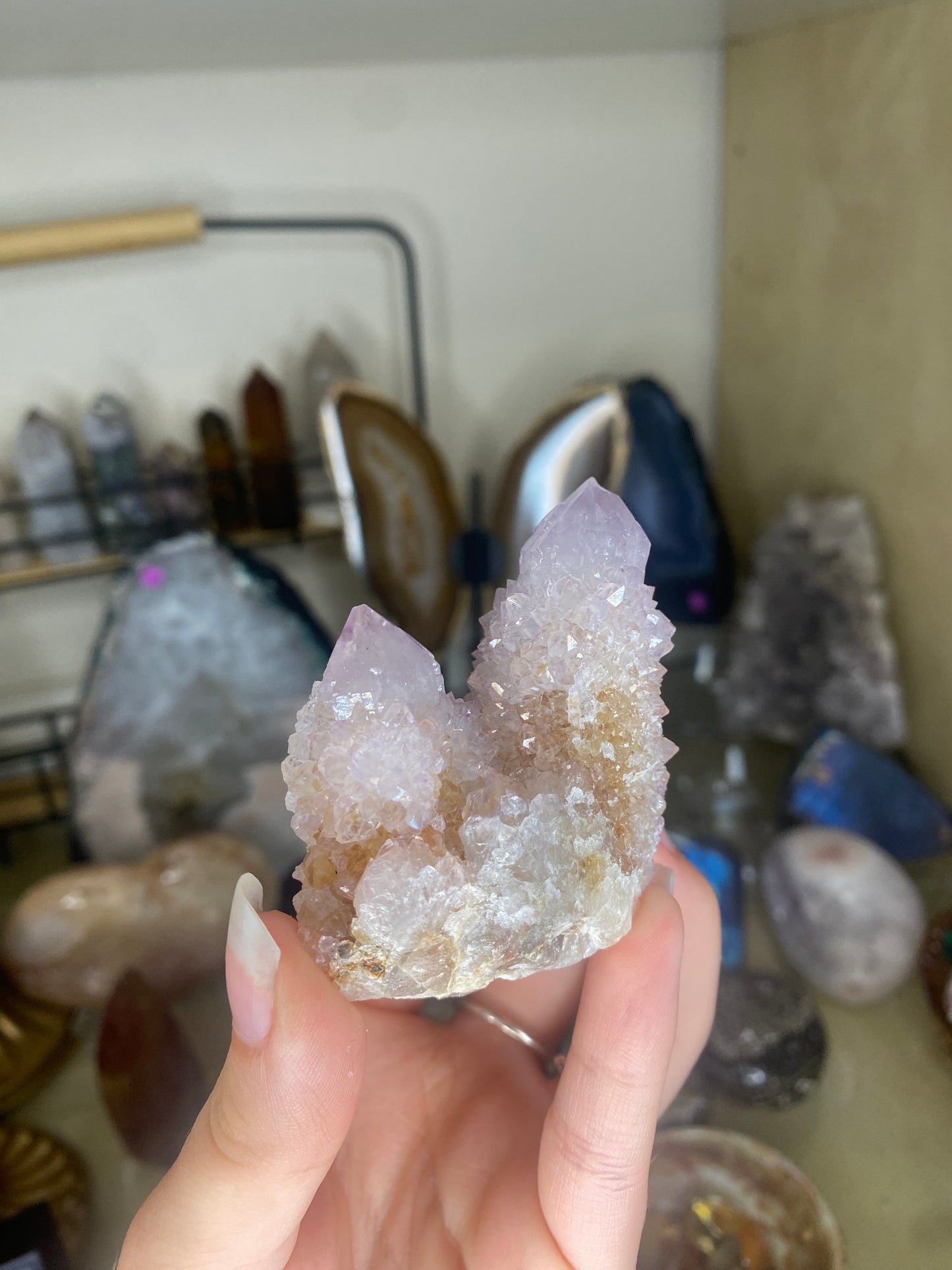 Spirit quartz cluster