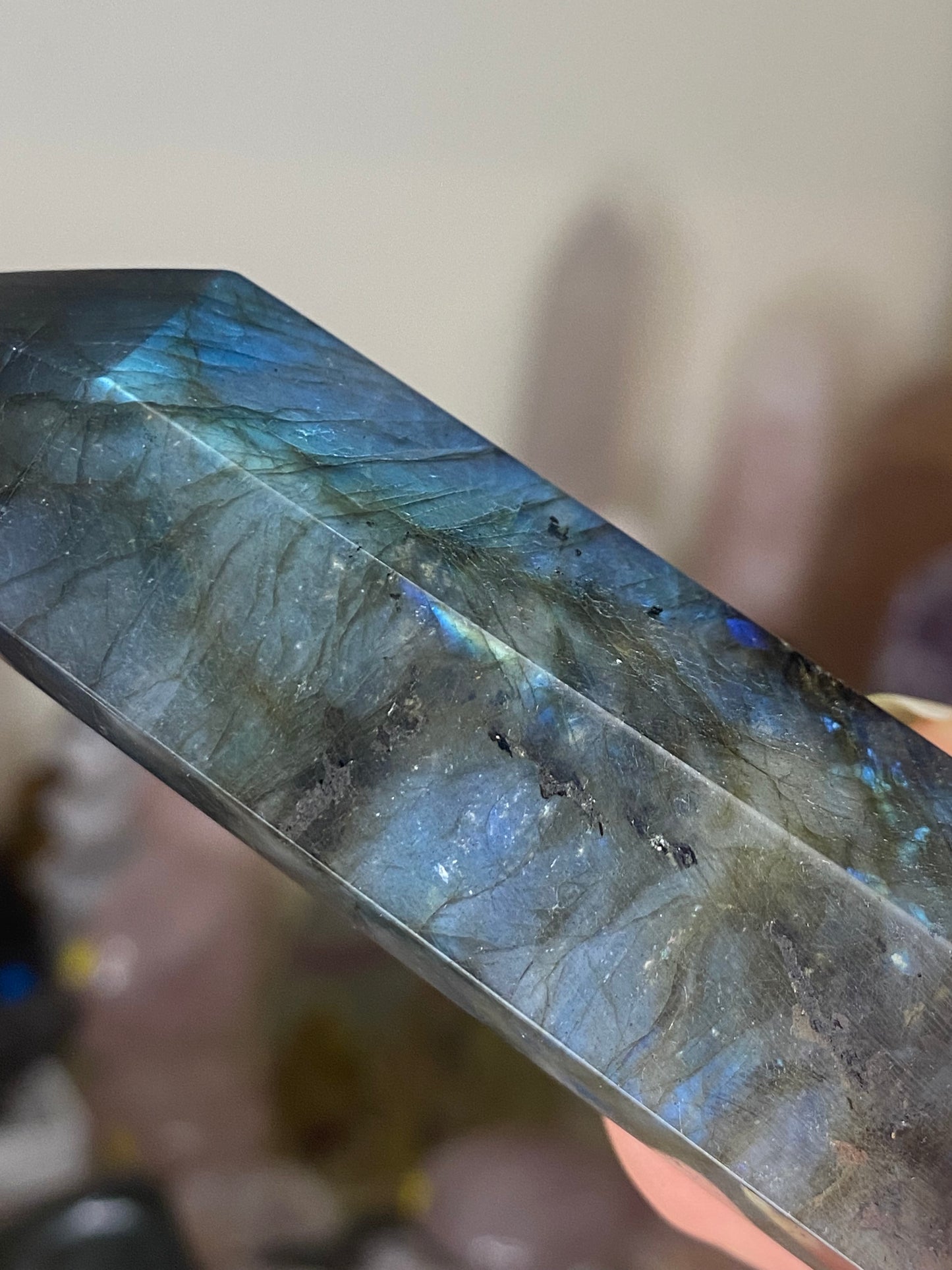 Labradorite tower