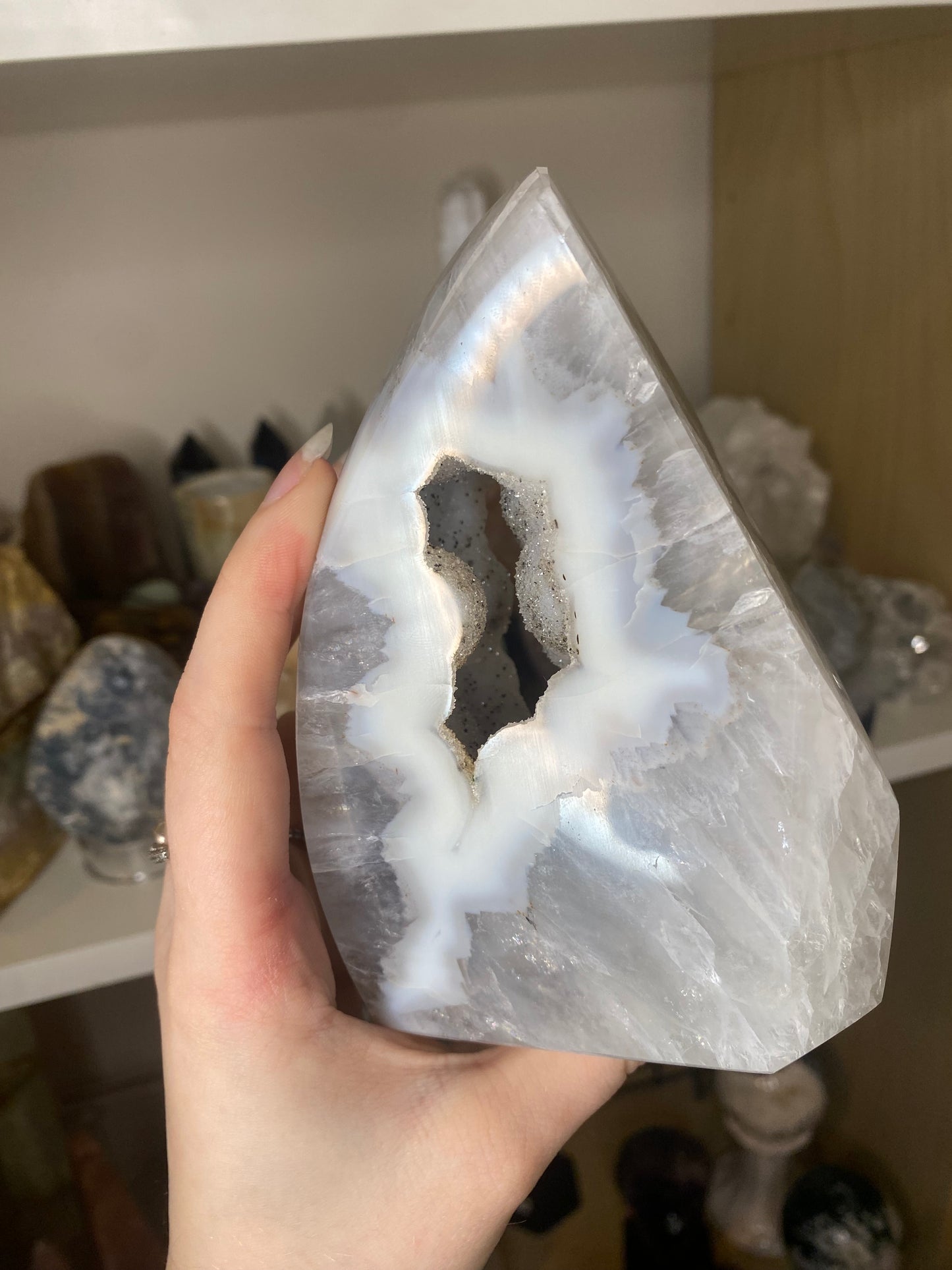 Agate druzy freeform