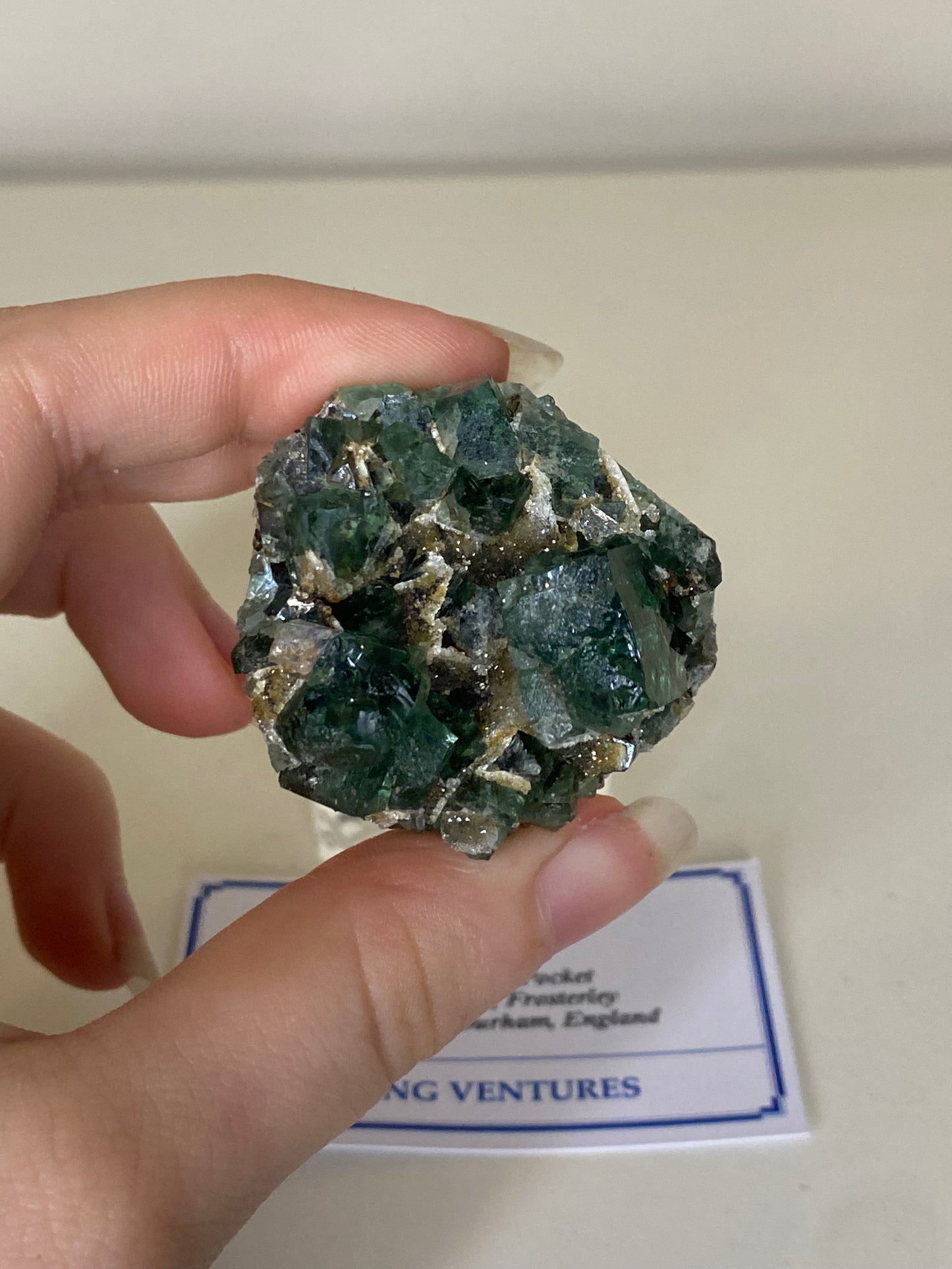 Druzy Dreams Fluorite - Rogerley Mine