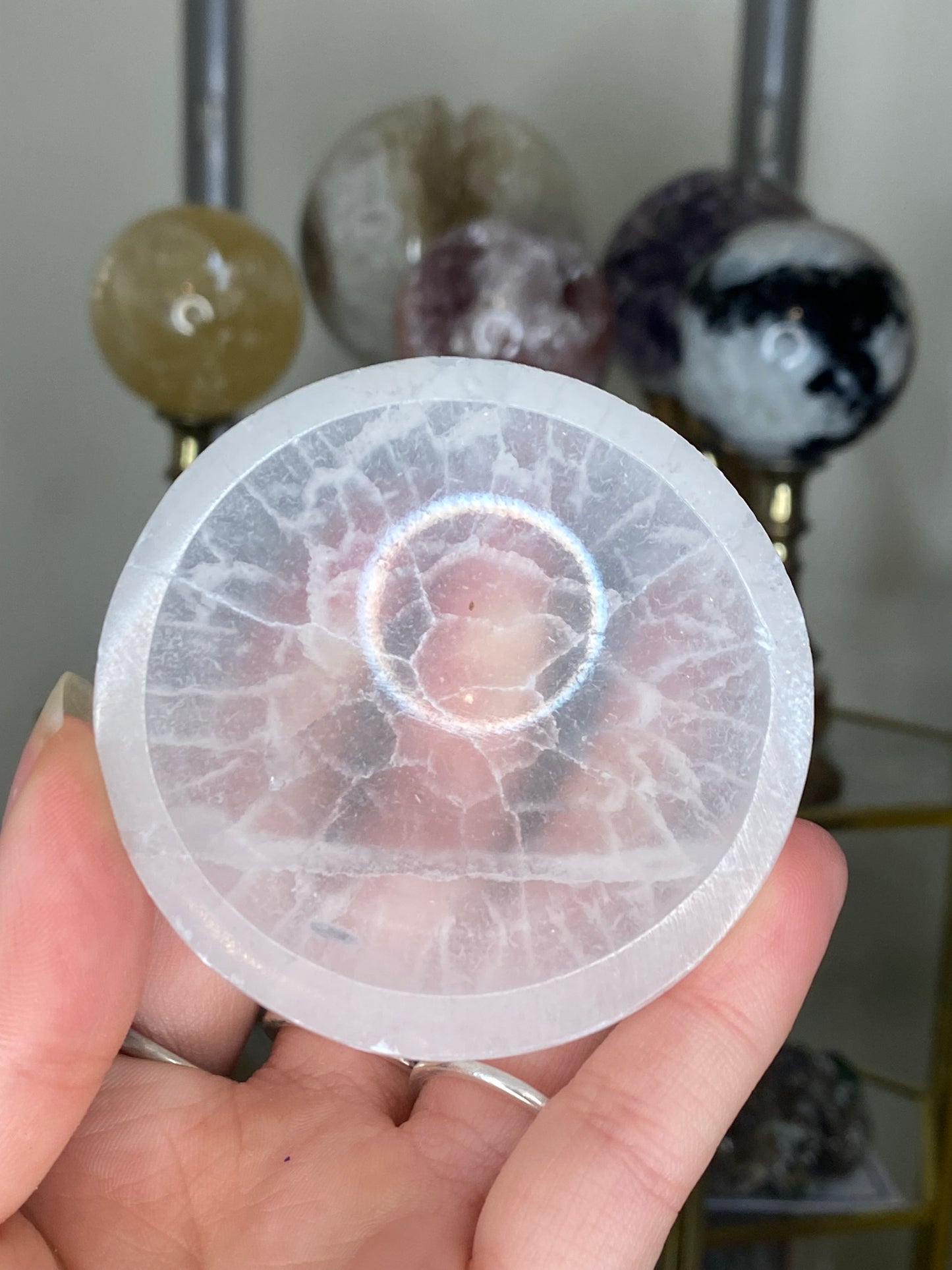 Mini selenite bowl