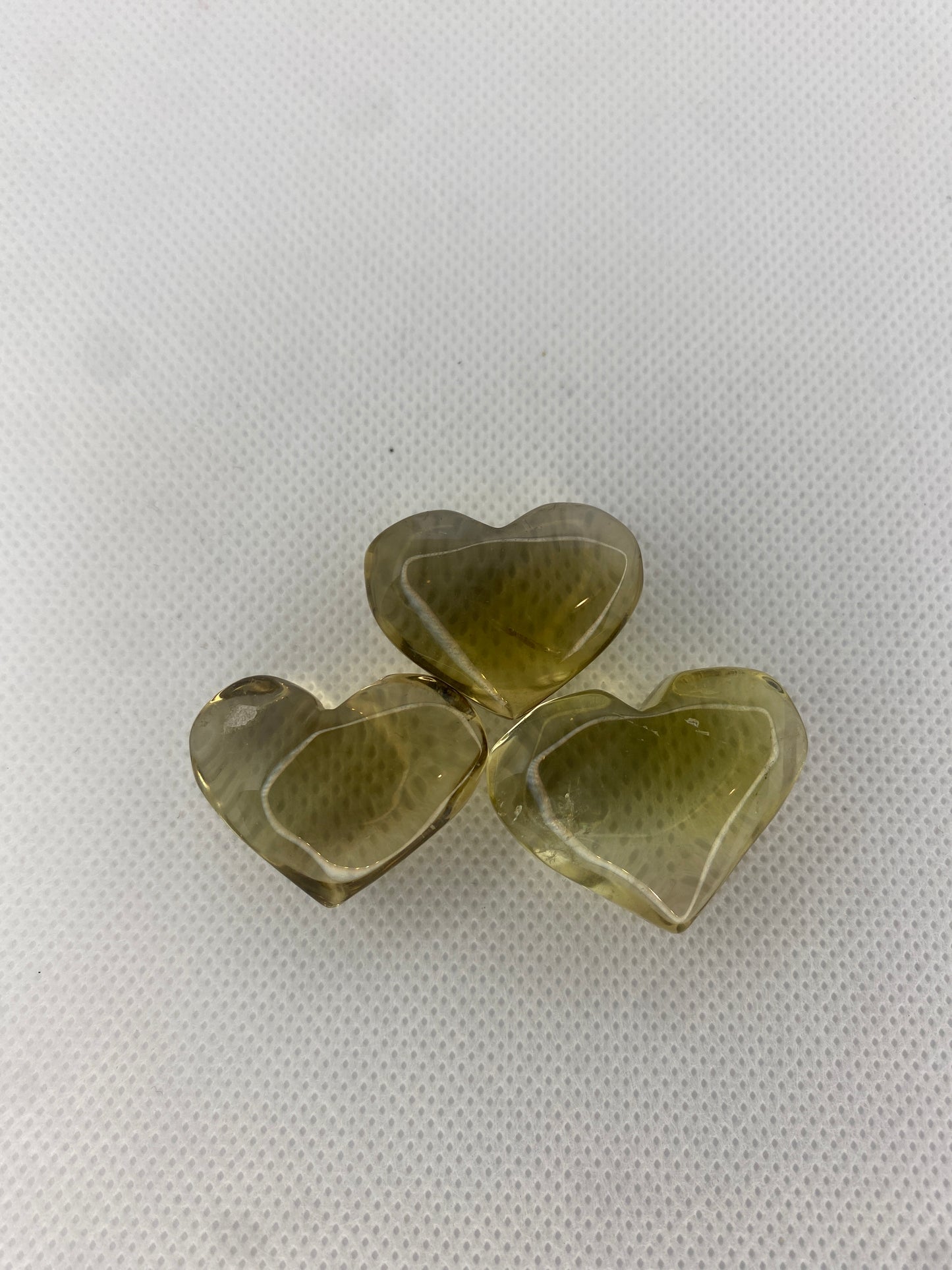 Citrine hearts